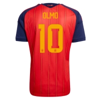 Camiseta España Dani Olmo #10 Primera Equipación Replica Mundial 2026 mangas cortas
